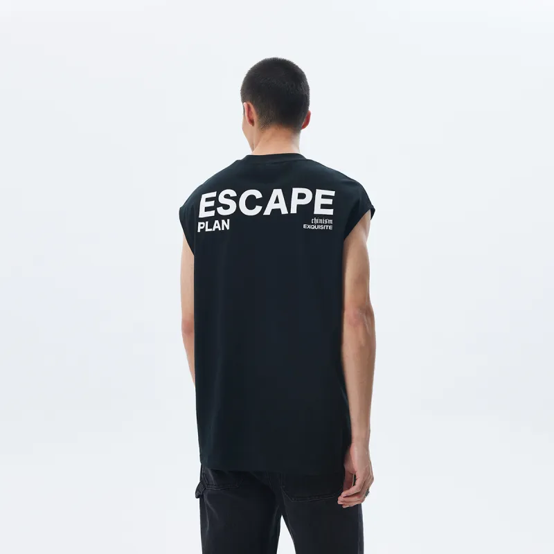 CHINISM x EXQUISITE Tank Tops Unisex Black-2
