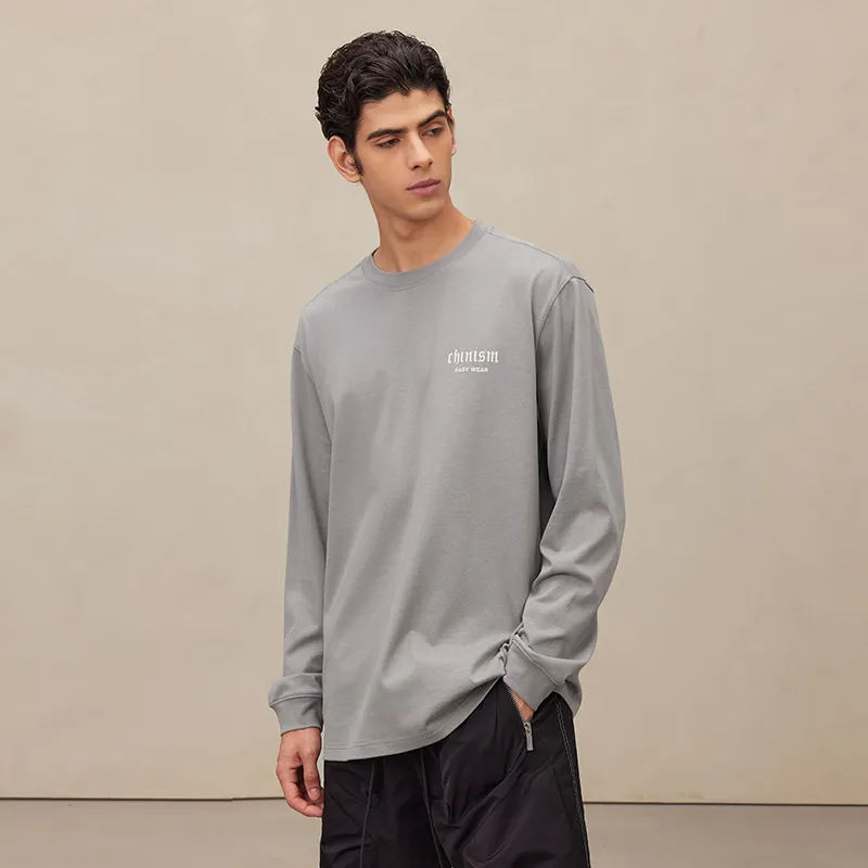 CHINISM Drop Shoulder Sleeve T Shirt Unisex-14