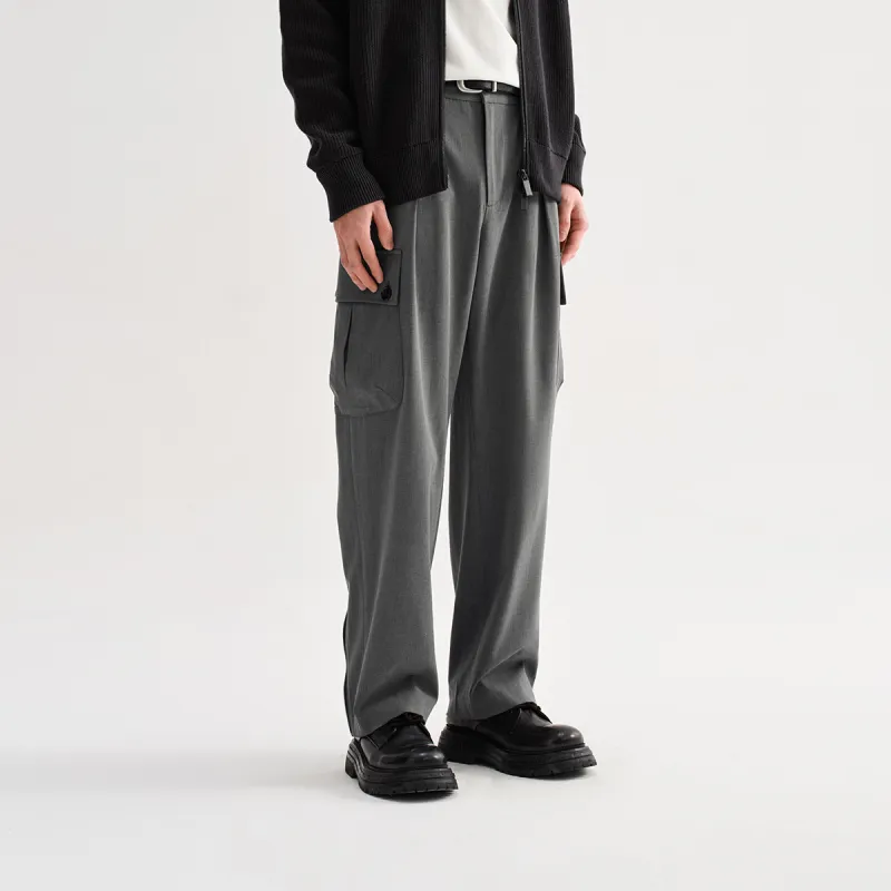 CHINISM Cargo Pants Unisex Dark Gray-4