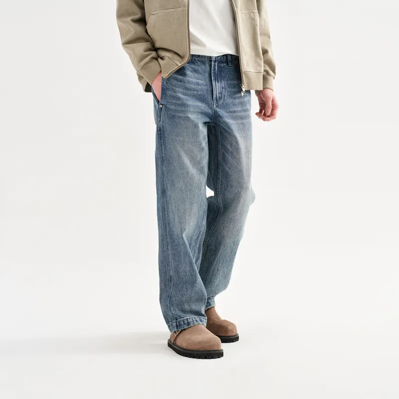 CHINISM Jeans Unisex Blue Denim-3