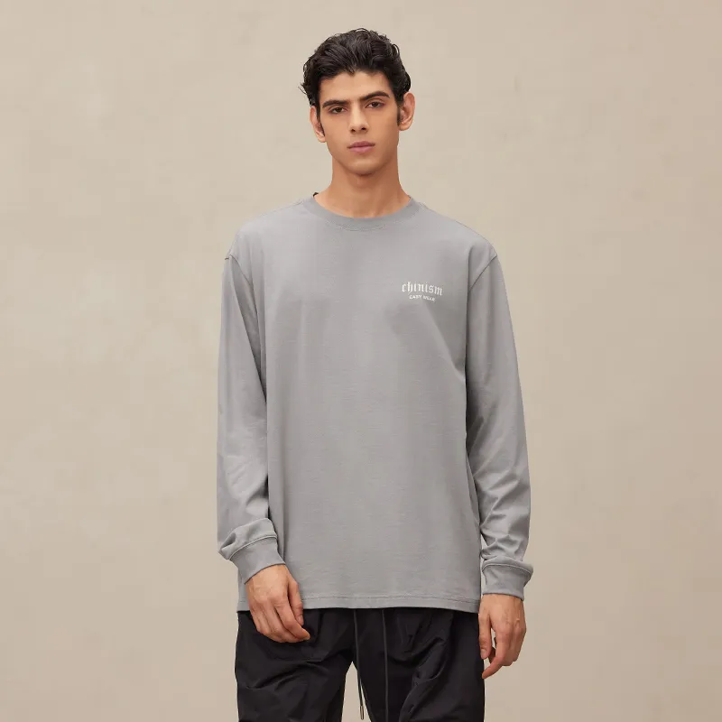 CHINISM Drop Shoulder Sleeve T Shirt Unisex-16