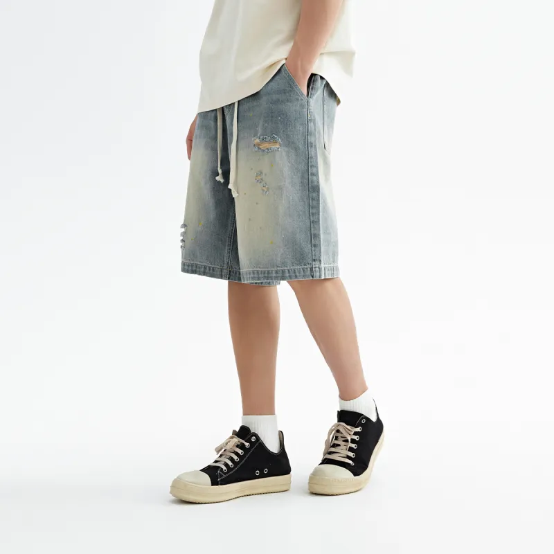 CHINISM Denim Shorts Unisex-9