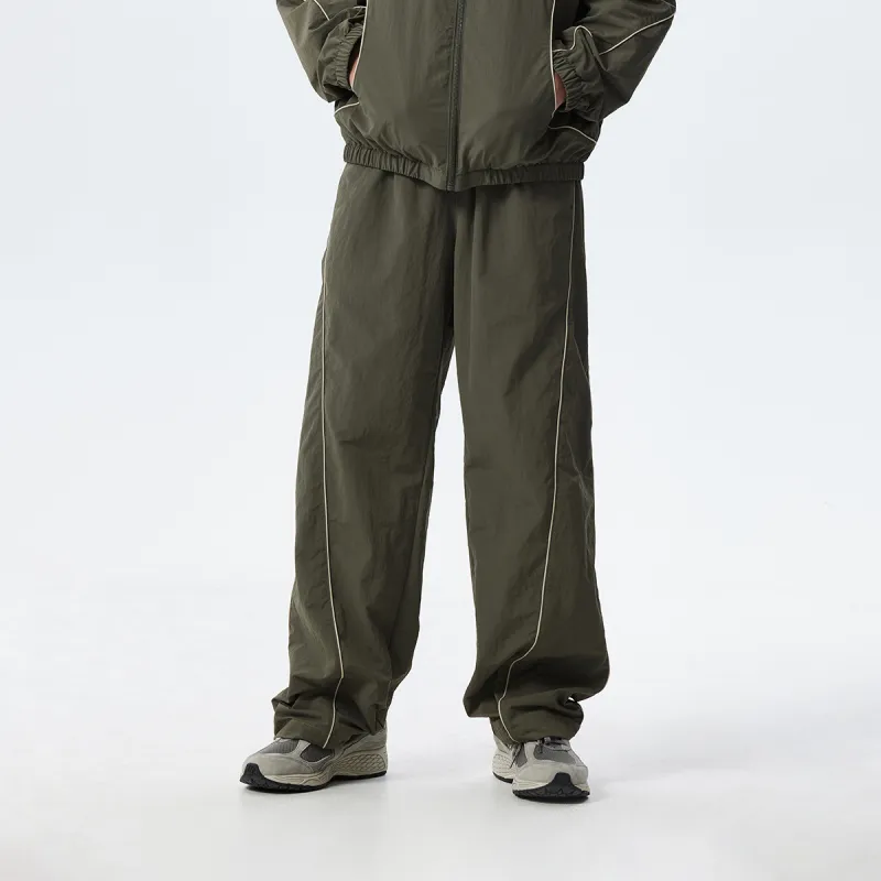 CHINISM Casual Pants Unisex Green-4