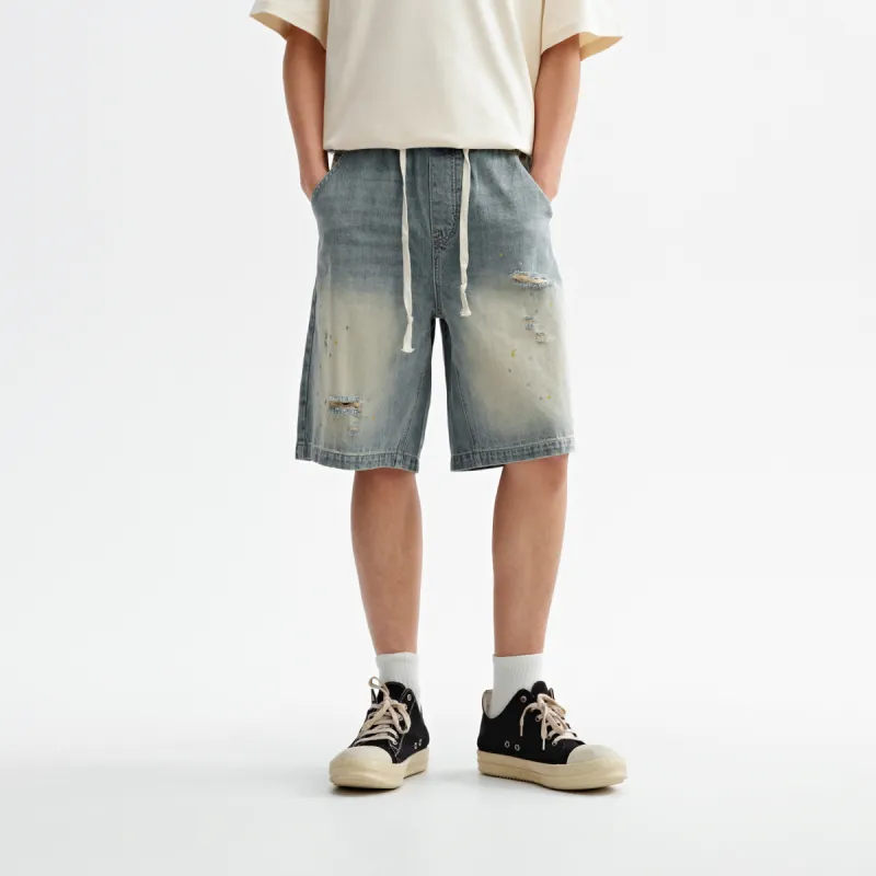 CHINISM Denim Shorts Unisex-8