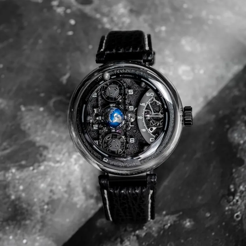 BEHRENS Creative Home Collection Manual Mechanical Movement Watch Unisex Black Dial-3