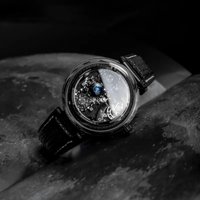 BEHRENS Creative Home Collection Manual Mechanical Movement Watch Unisex Black Dial-5