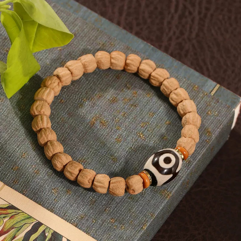 MUUSI Cacumen Platycladi Seeds Bracelets Unisex-8