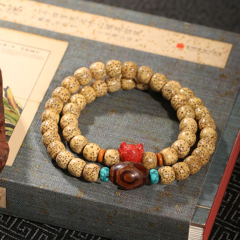 MUUSI Star Moon Bodhi Seeds Bracelets Unisex-1