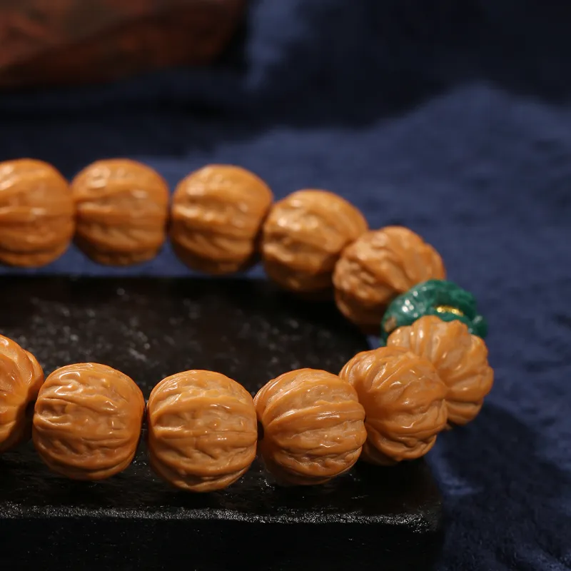 MUUSI Monkey Head Walnut Bracelets Unisex-5