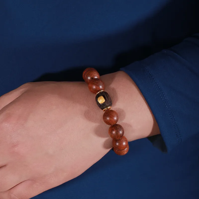 MUUSI Golden Sandalwood Bracelets Unisex-6