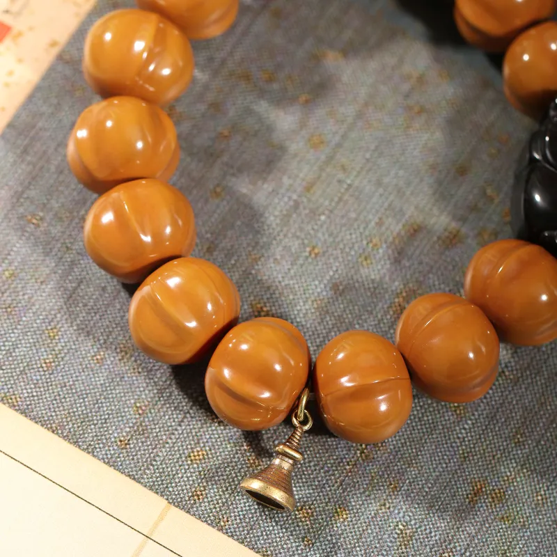 MUUSI Monkey Head Walnut Bracelets Unisex-6