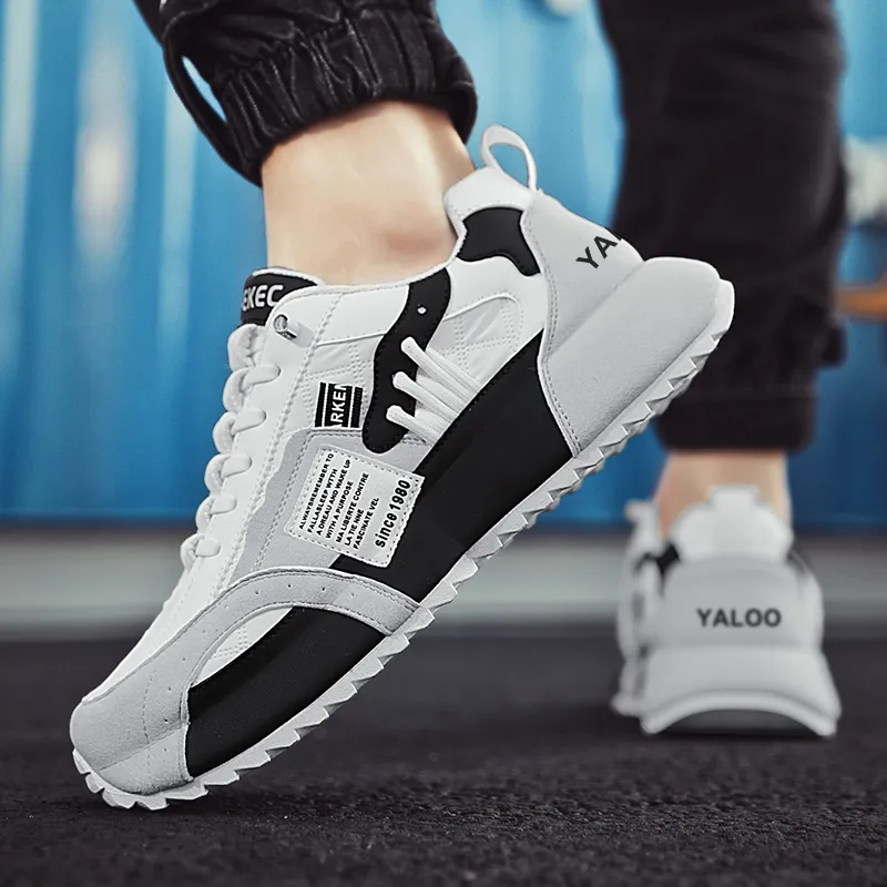 Yalu Shock Absorbers With Slip Resistant Features Low Top Chunky Sneakers Men's-6