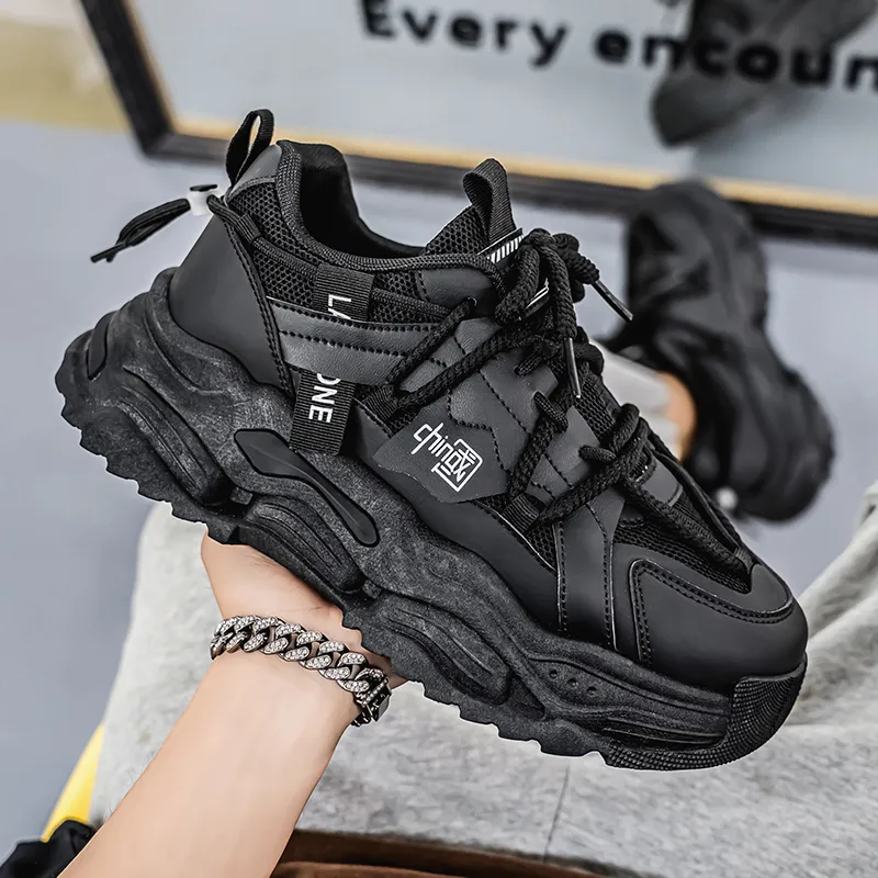 Yalu Anti-Slip And Wear-Resistant Breathable Low-Top Chunky Sneakers Men's-6