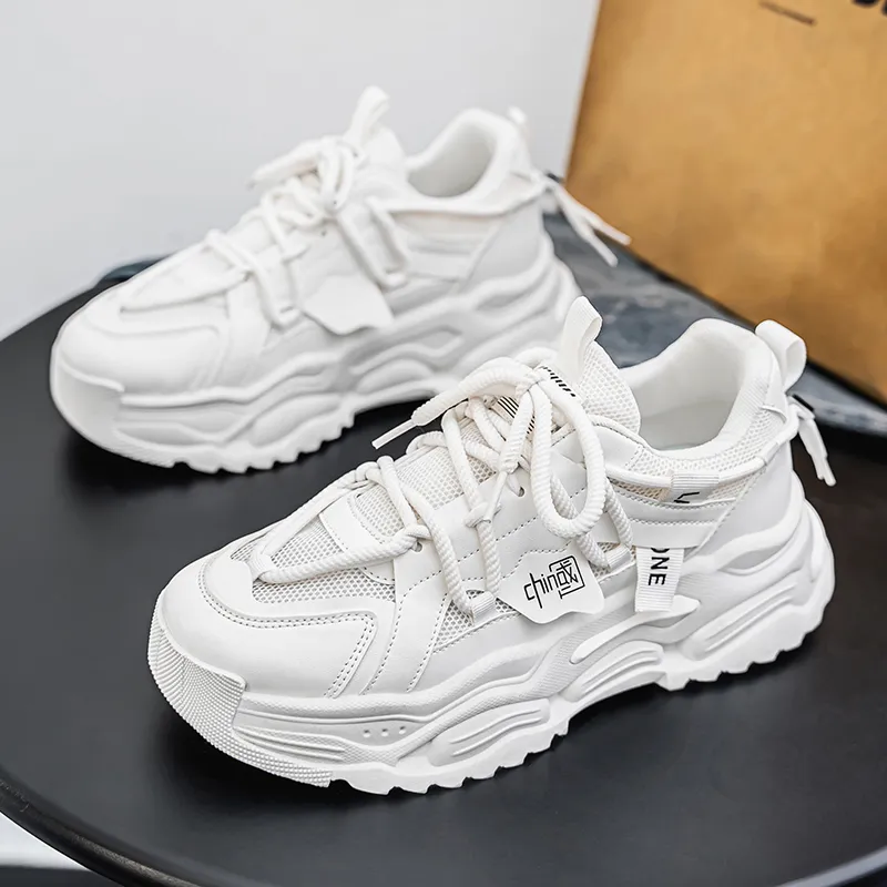 Yalu Anti-Slip And Wear-Resistant Breathable Low-Top Chunky Sneakers Men's-4