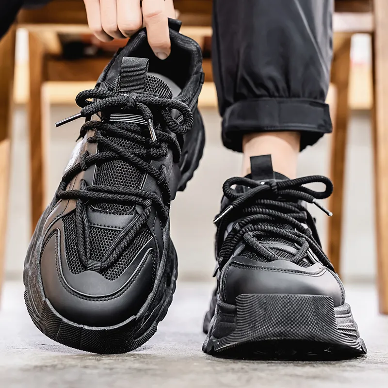 Yalu Anti-Slip And Wear-Resistant Breathable Low-Top Chunky Sneakers Men's-7