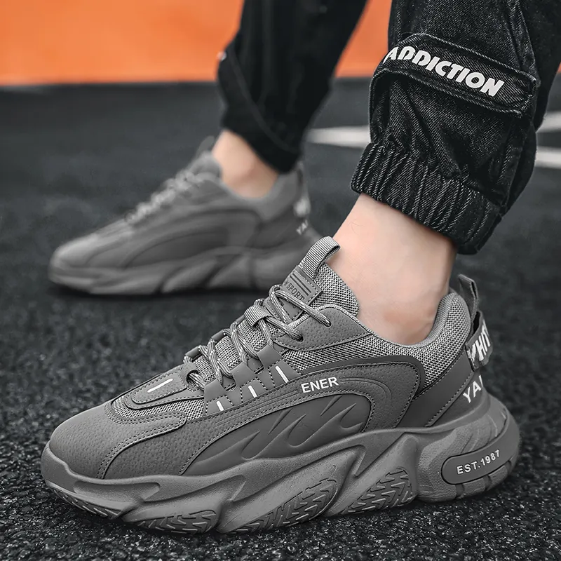 Yalu Abrasion Resistant Coverage Low Top Chunky Sneakers Men's-10