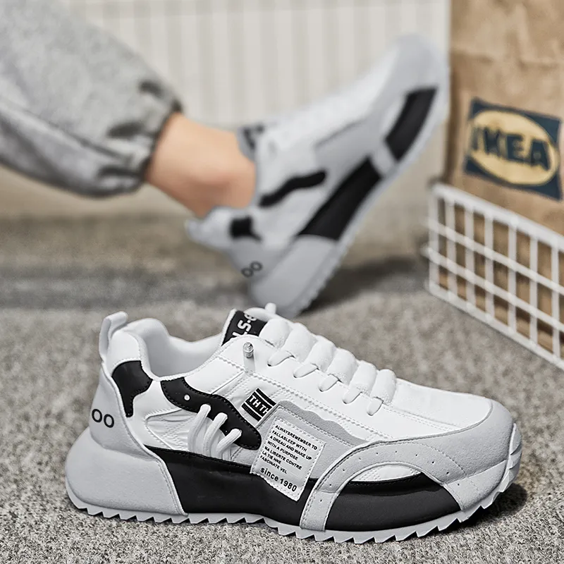 Yalu Shock Absorbers With Slip Resistant Features Low Top Chunky Sneakers Men's-7
