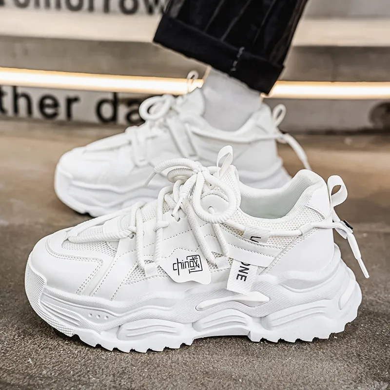 Yalu Anti-Slip And Wear-Resistant Breathable Low-Top Chunky Sneakers Men's-1