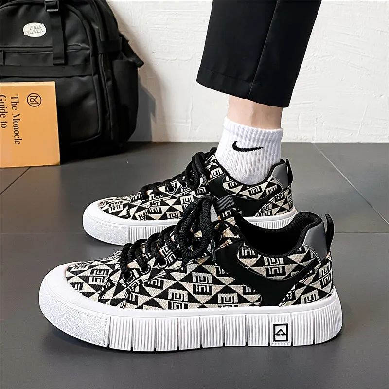 Yalu Slip Resistant Waterproof Low Top Skateboard Shoes Men's-5