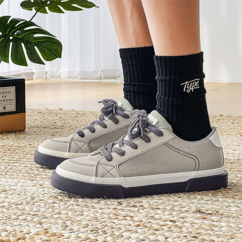 Yalu Non slip Lightweight Low Top Skateboard Shoes Men's-15