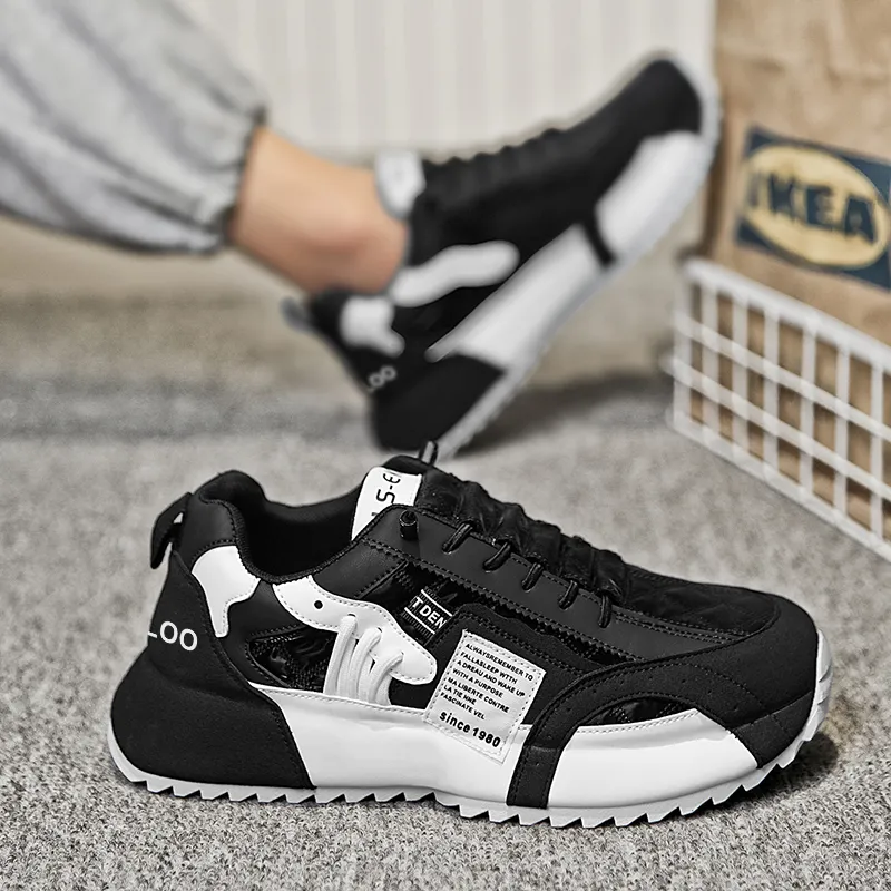 Yalu Shock Absorbers With Slip Resistant Features Low Top Chunky Sneakers Men's-11