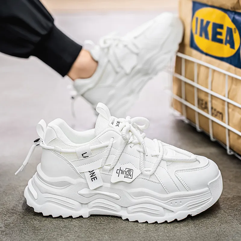 Yalu Anti-Slip And Wear-Resistant Breathable Low-Top Chunky Sneakers Men's-2