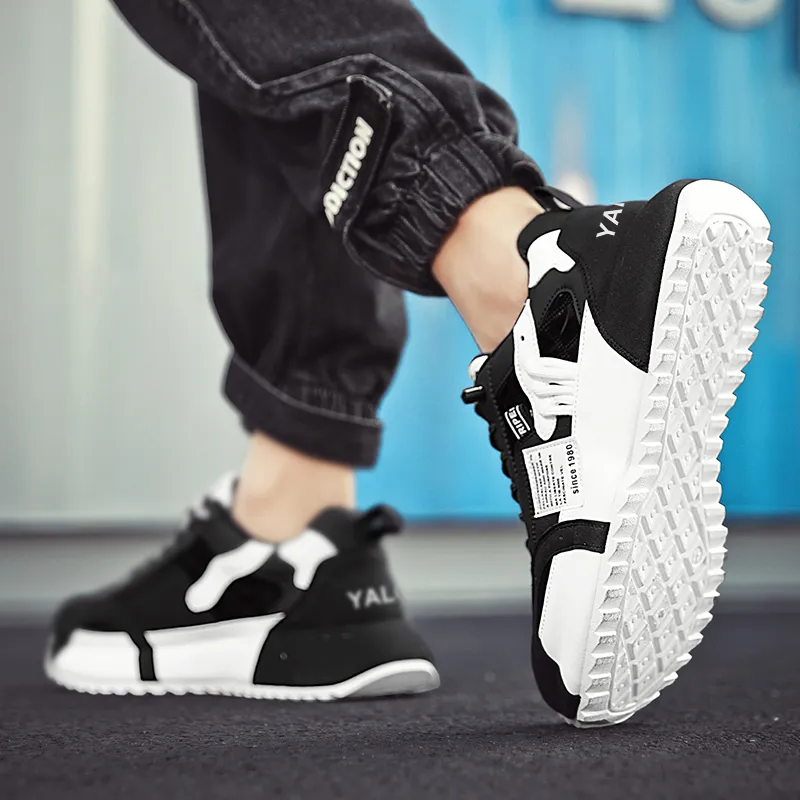 Yalu Shock Absorbers With Slip Resistant Features Low Top Chunky Sneakers Men's-9