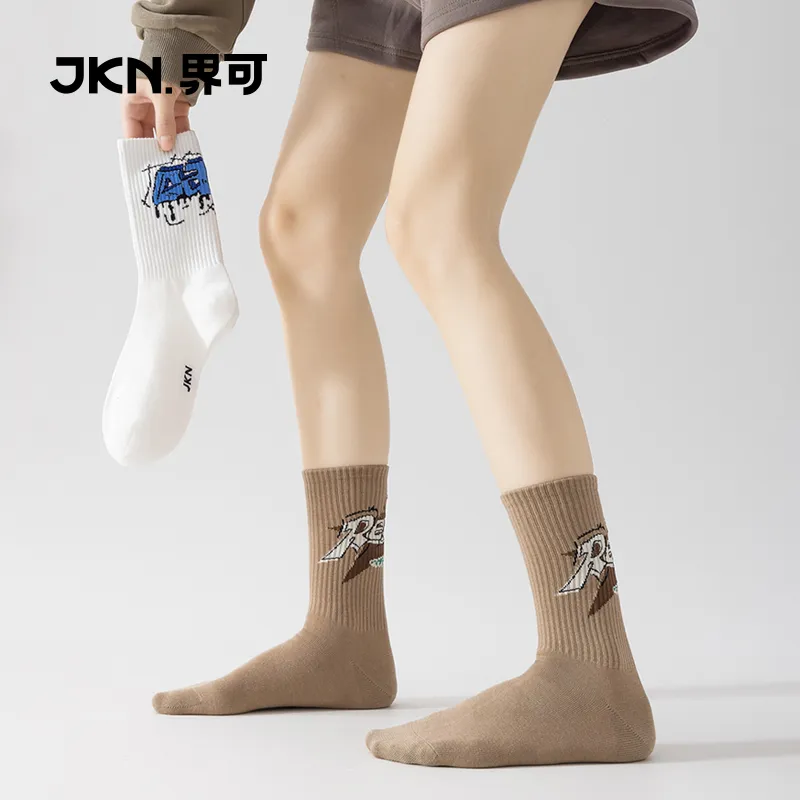 JKN Unisex Mid Calf Socks-2