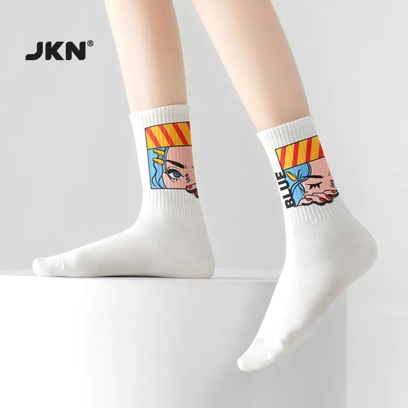 JKN Mid Calf Socks Unisex 5 Pack-8