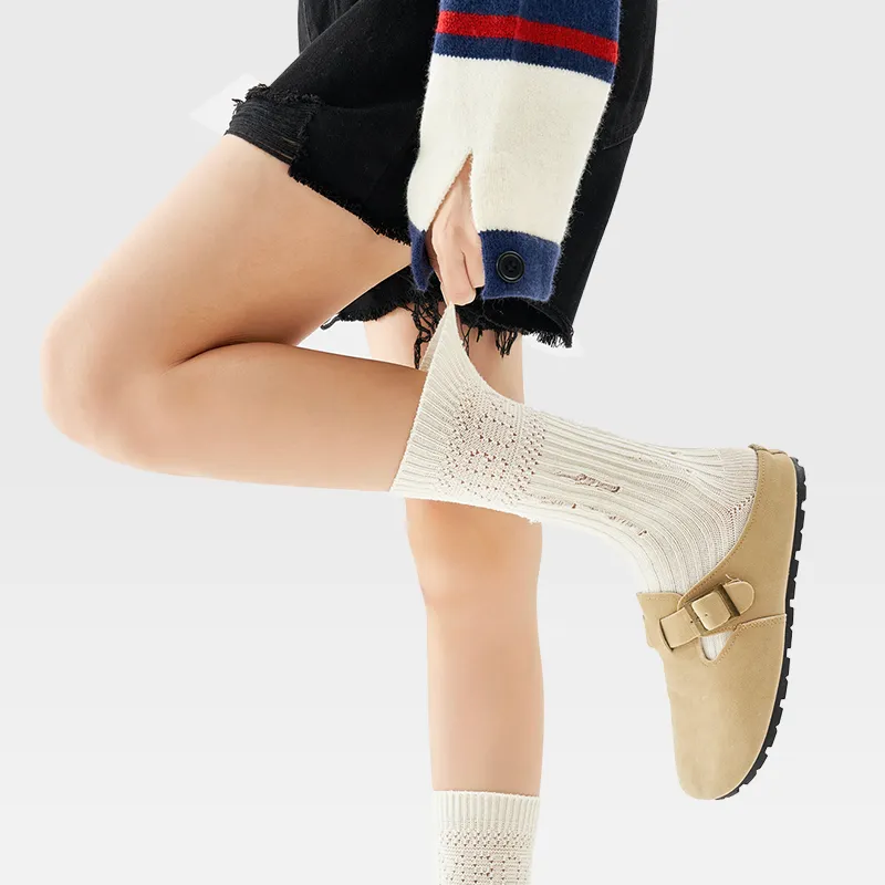 JKN Slouch Socks Beggar Socks High Rise Knee High Socks Women's 1 Pack-2