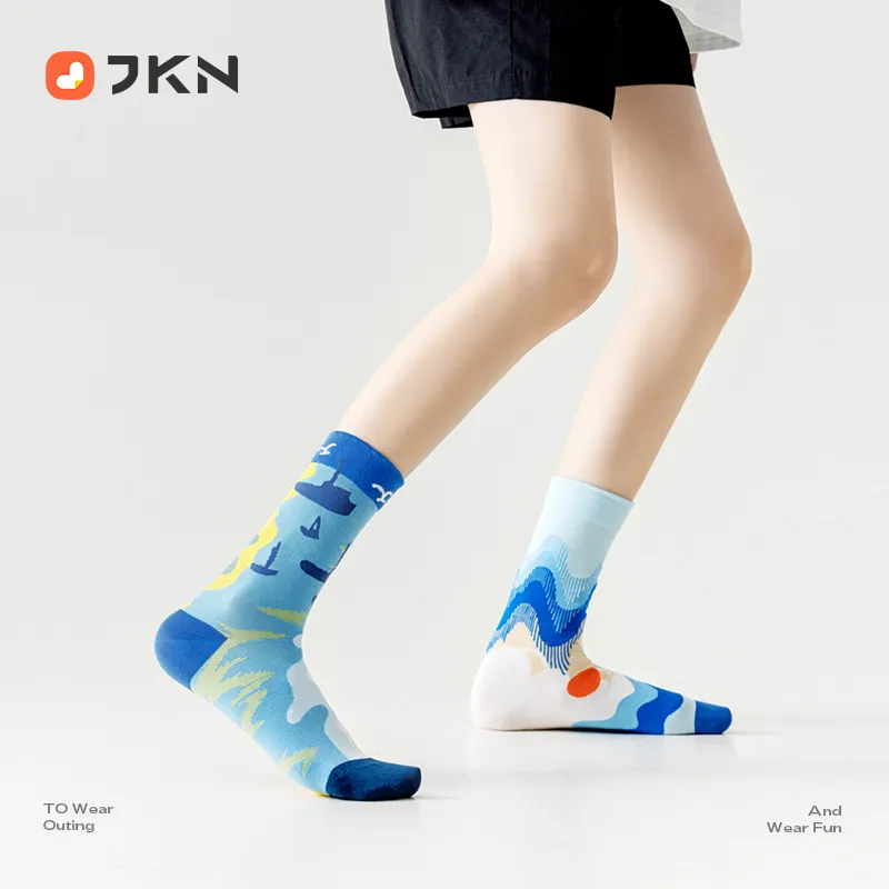 JKN Unisex Mid Calf Socks-2