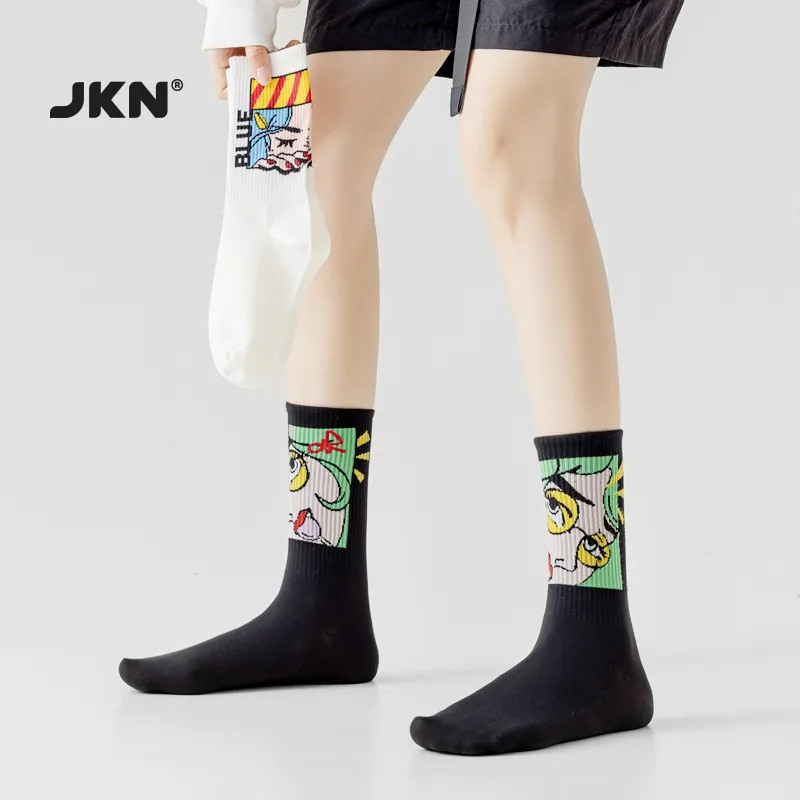 JKN Crew Socks Knee High Socks Unisex-2