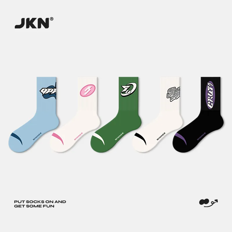 JKN Unisex Mid Calf Socks-4