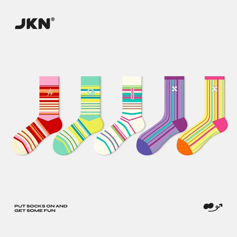 JKN Unisex Mid-Calf Socks-1