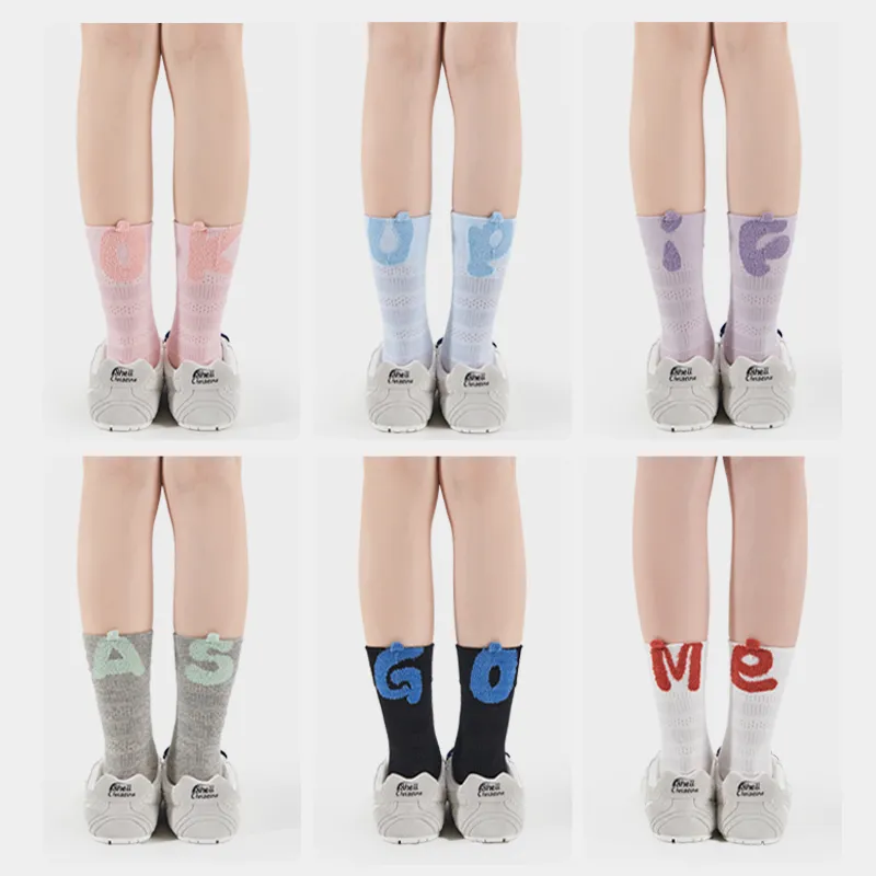 JKN Mid Calf Socks Women's Combo Set-4