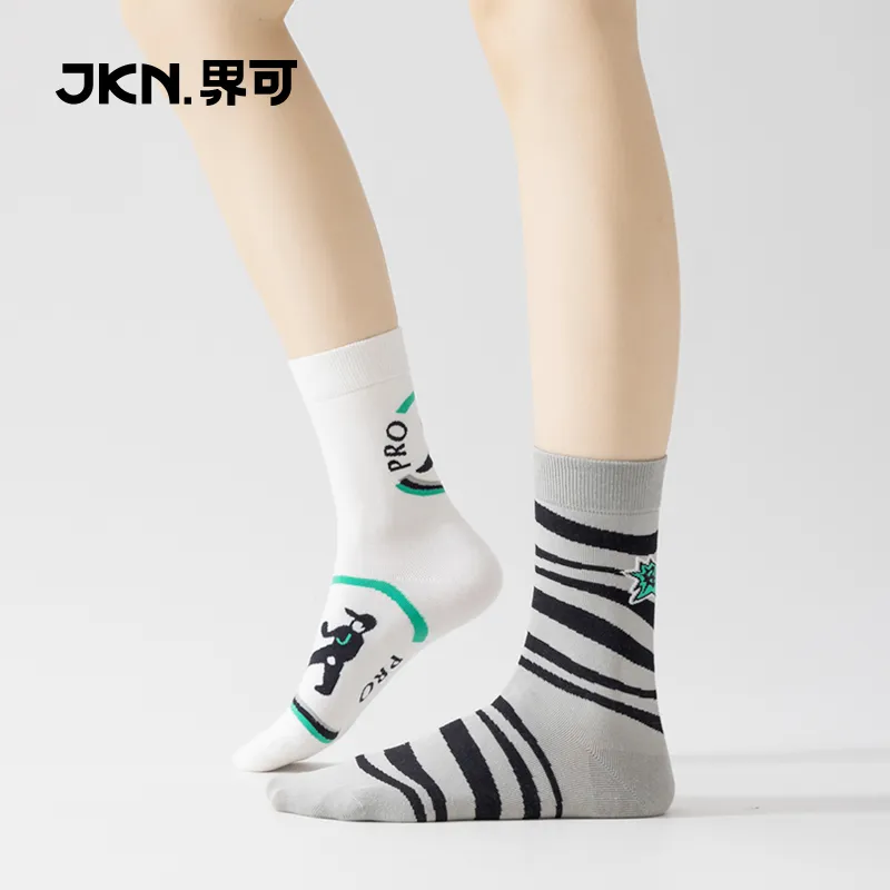 JKN Unisex Mid Calf Socks-2