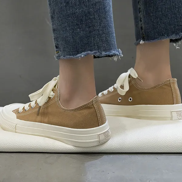 Feiyue Non slip Lightweight Low Top Canvas Shoes Unisex-7
