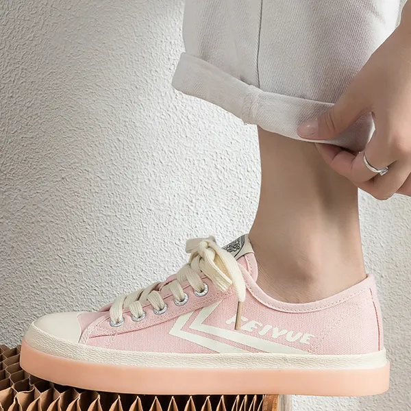 Feiyue Abrasion Resistant Low Top Canvas Shoes Women's-1