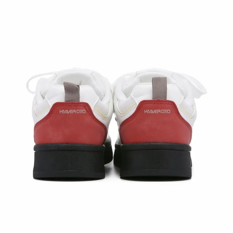 KAAVER OTTO Slip Resistant Shock Absorbers With Abrasion Resistant Properties Low Top Skateboard Shoes Women's-14