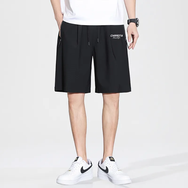 CHRROTA Casual Shorts Unisex Black-2