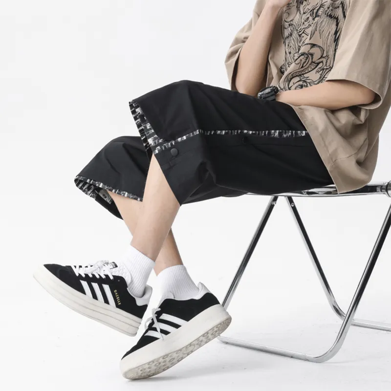 CHRROTA Casual Shorts Unisex Black-2