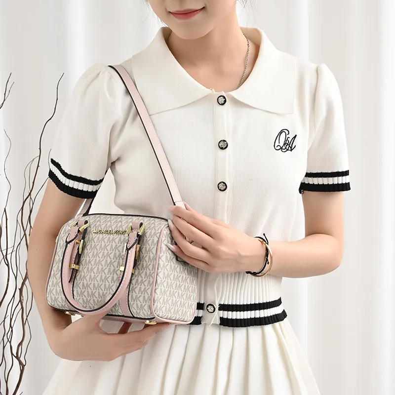 GUYI Cow Leather Bag Accessory Women's Pink-9
