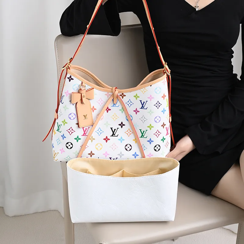 GUYI DuPont Paper Bag Accessories Women's White Tri Color-10