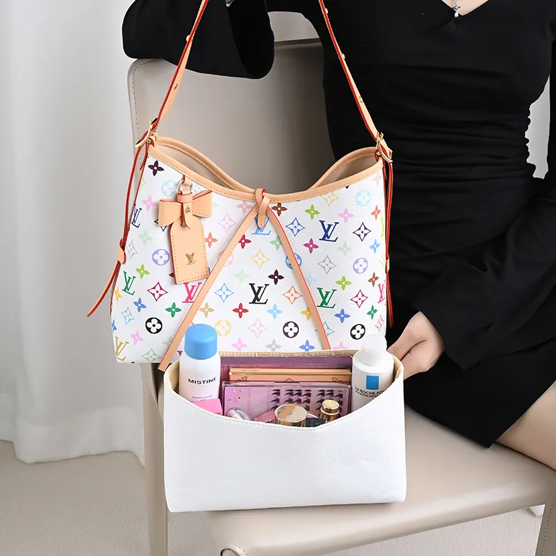 GUYI DuPont Paper Bag Accessories Women's White Tri Color-11