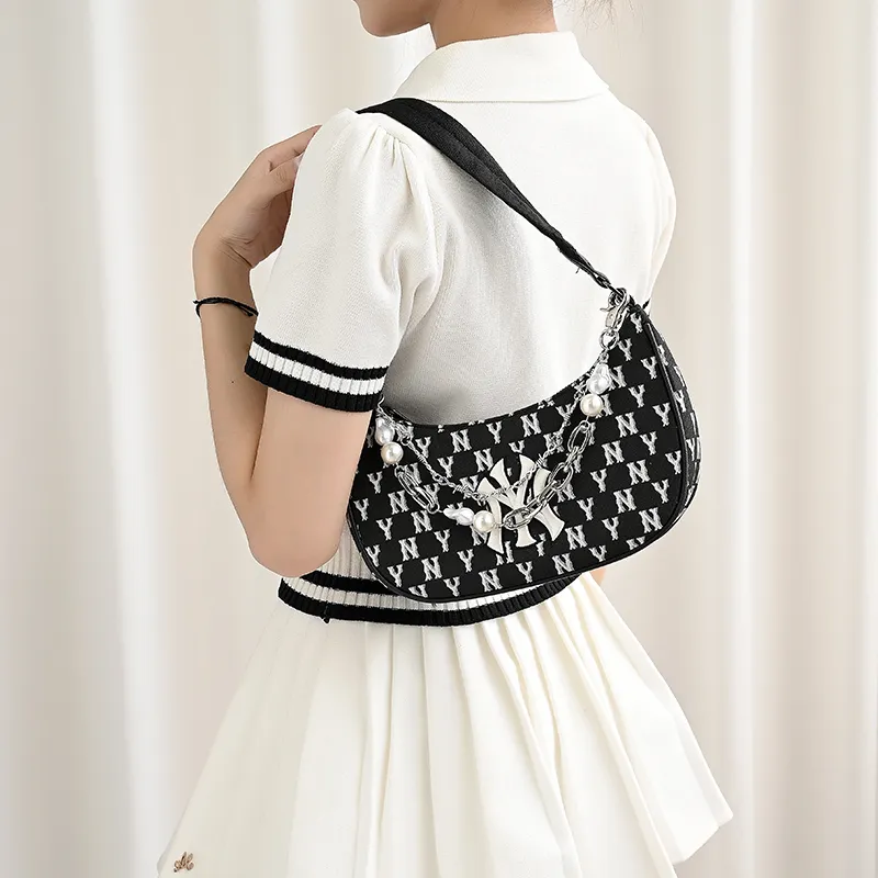 GUYI Metal/Flannelette Bag Accessories Women's Silver/Black-3