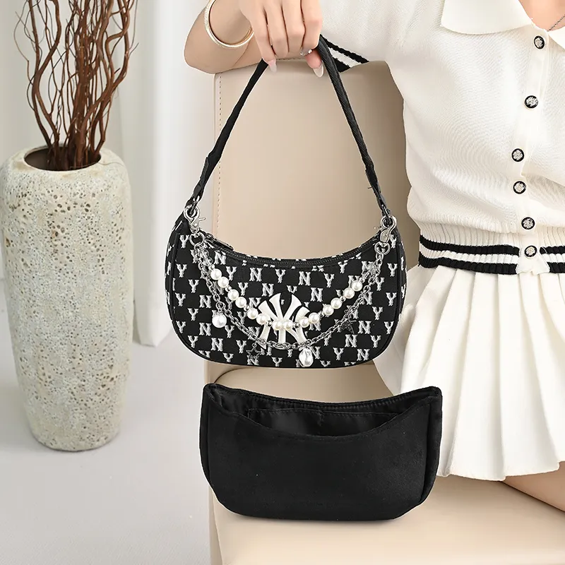 GUYI Metal/Flannelette Bag Accessories Women's Silver/Black-37