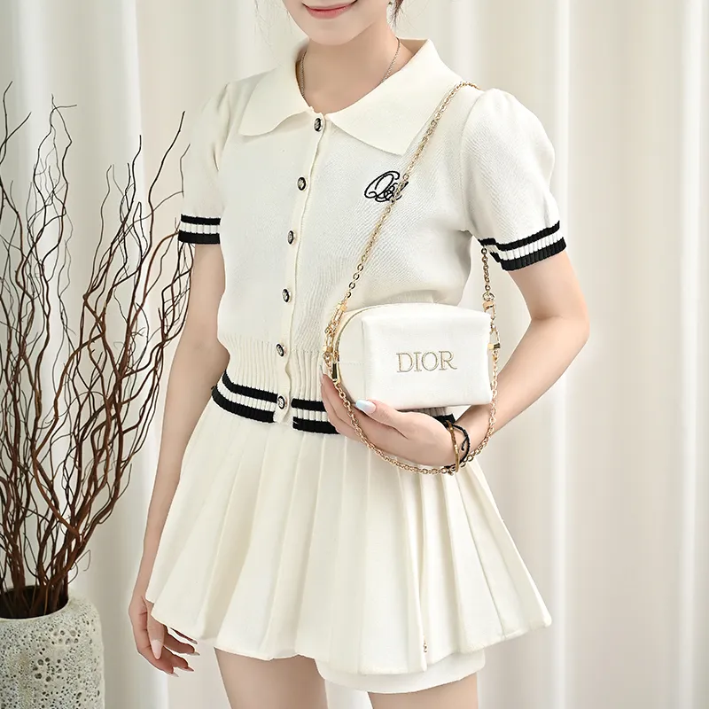 GUYI Metal Bag Accessory Pearl Chain Women's Gold-Tone-72