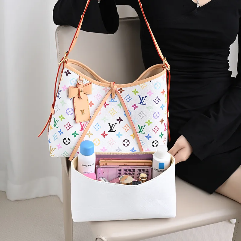 GUYI DuPont Paper Bag Accessories Women's White Tri Color-4