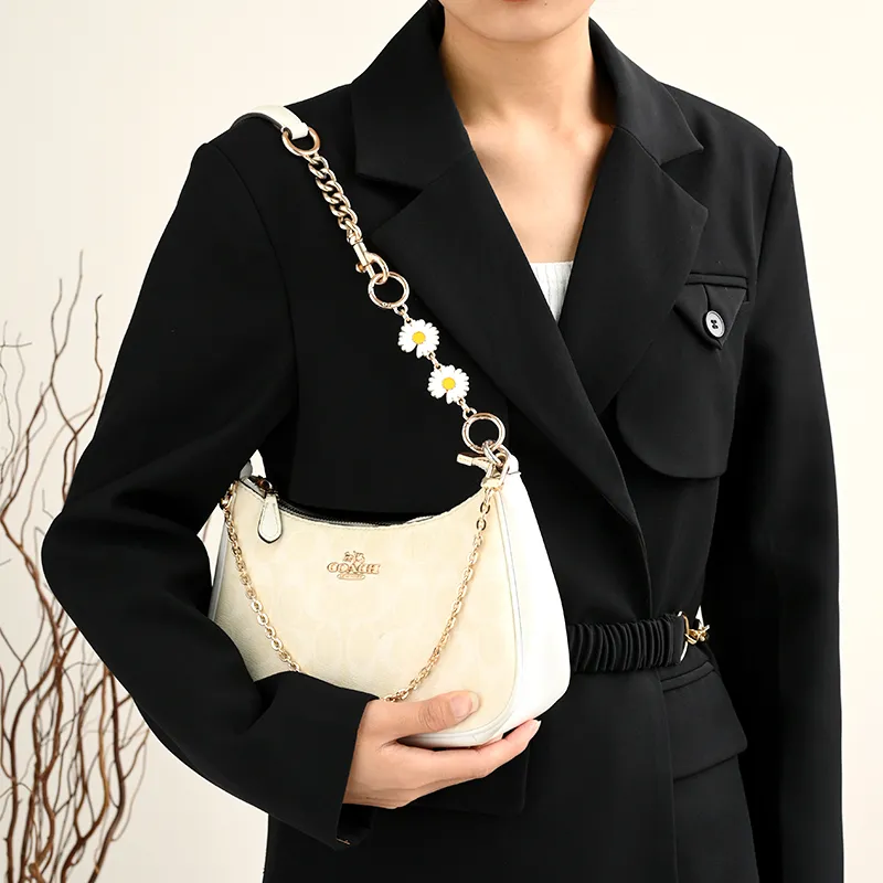 GUYI Metal Bag Accessory Bag Strap Women's Gold Tone-3