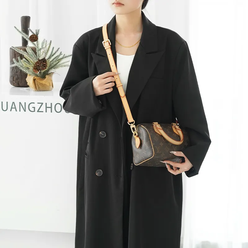 GUYI Leather With Plush Bag Accessory Women's Vegetable Tanned Leather-3